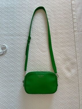 kate spade Green Pebbled Leather Crossbody